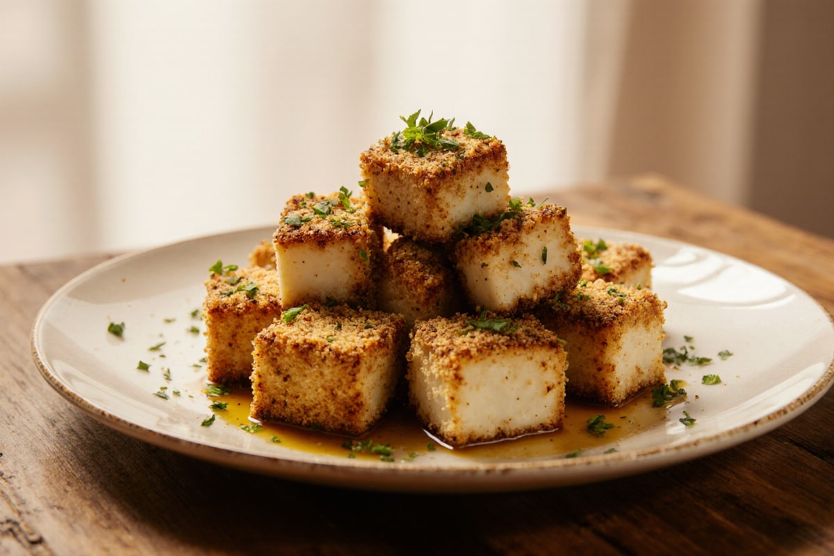 knuspriger tofu airfryer