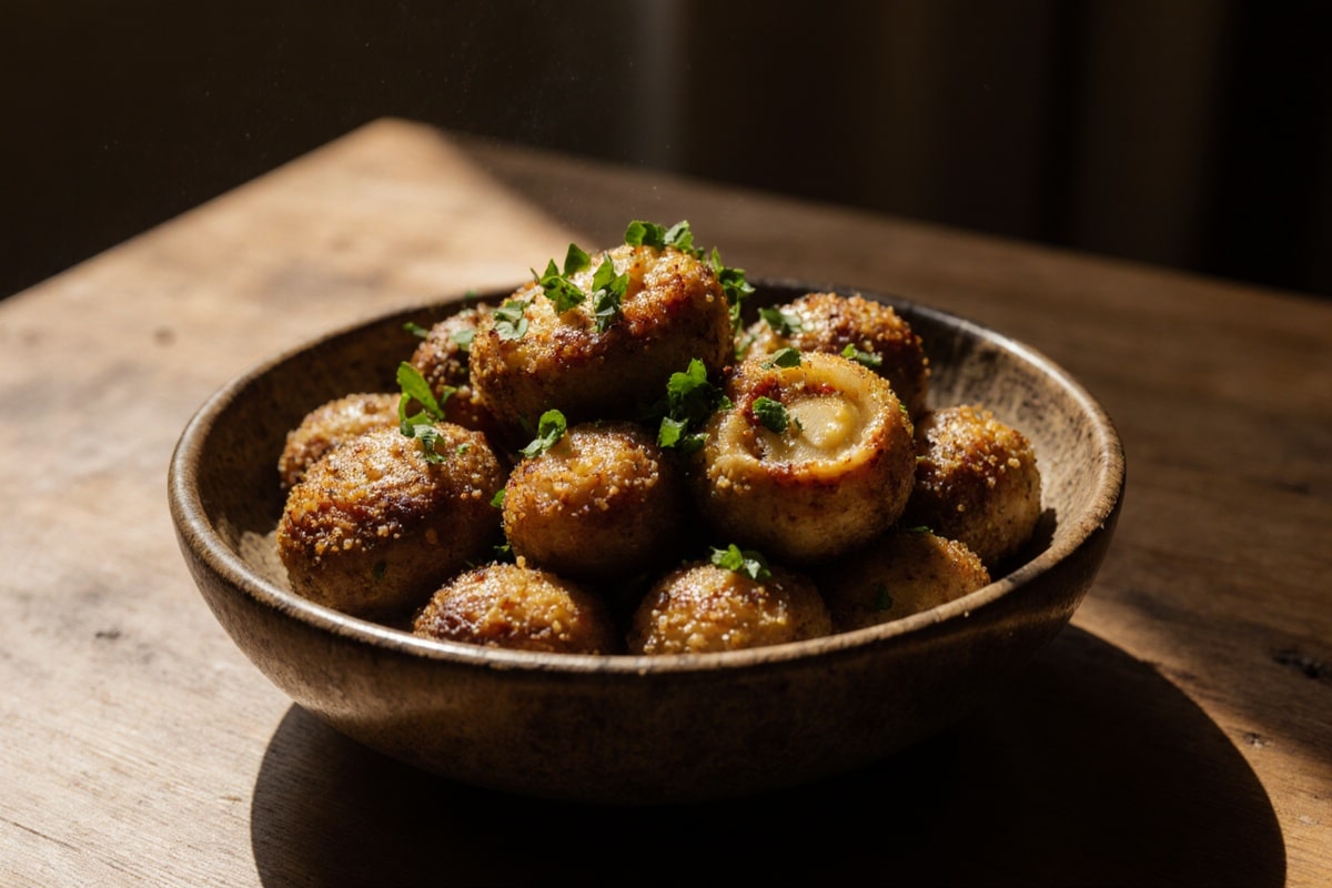 champignons airfryer