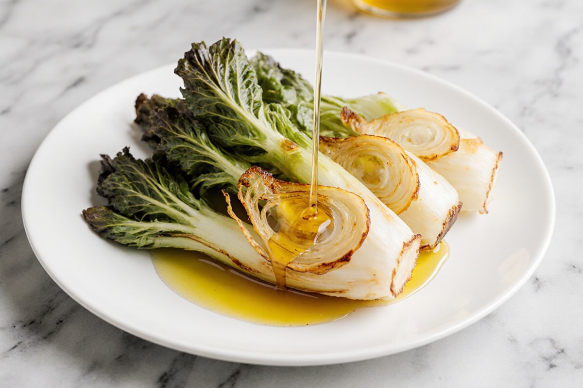 Airfryer Chicorée Rezept 2 chicoree airfryer knusprig serviert