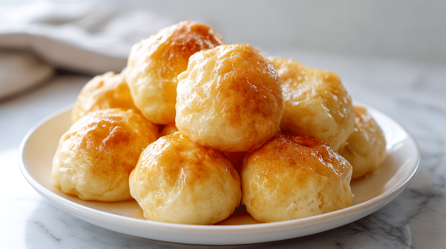 leckere hefeklöße im airfryer zubereitet