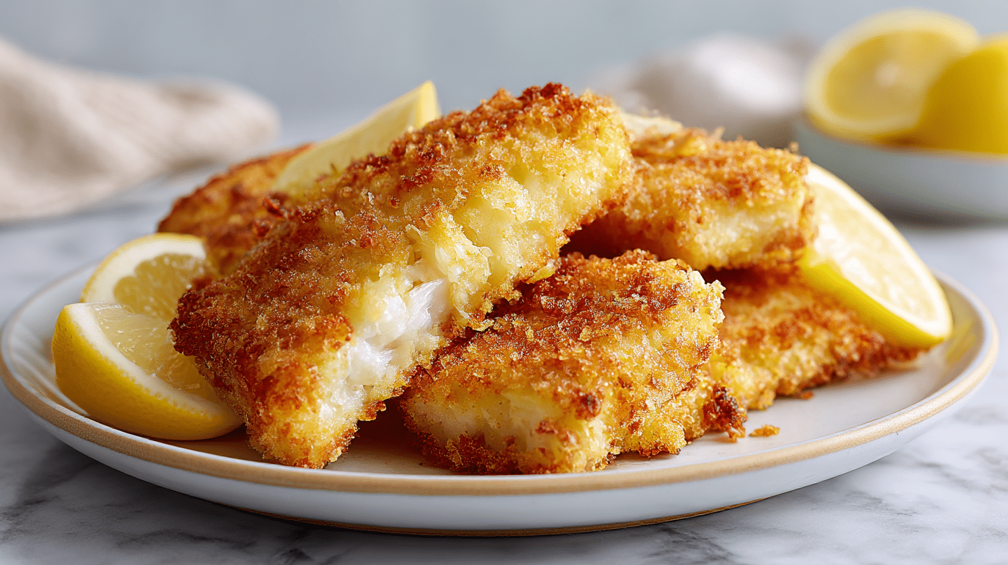 Airfryer Kabeljau Rezept 1 Kabeljau airfryer zubereitet und knusprig goldbraun gebraten