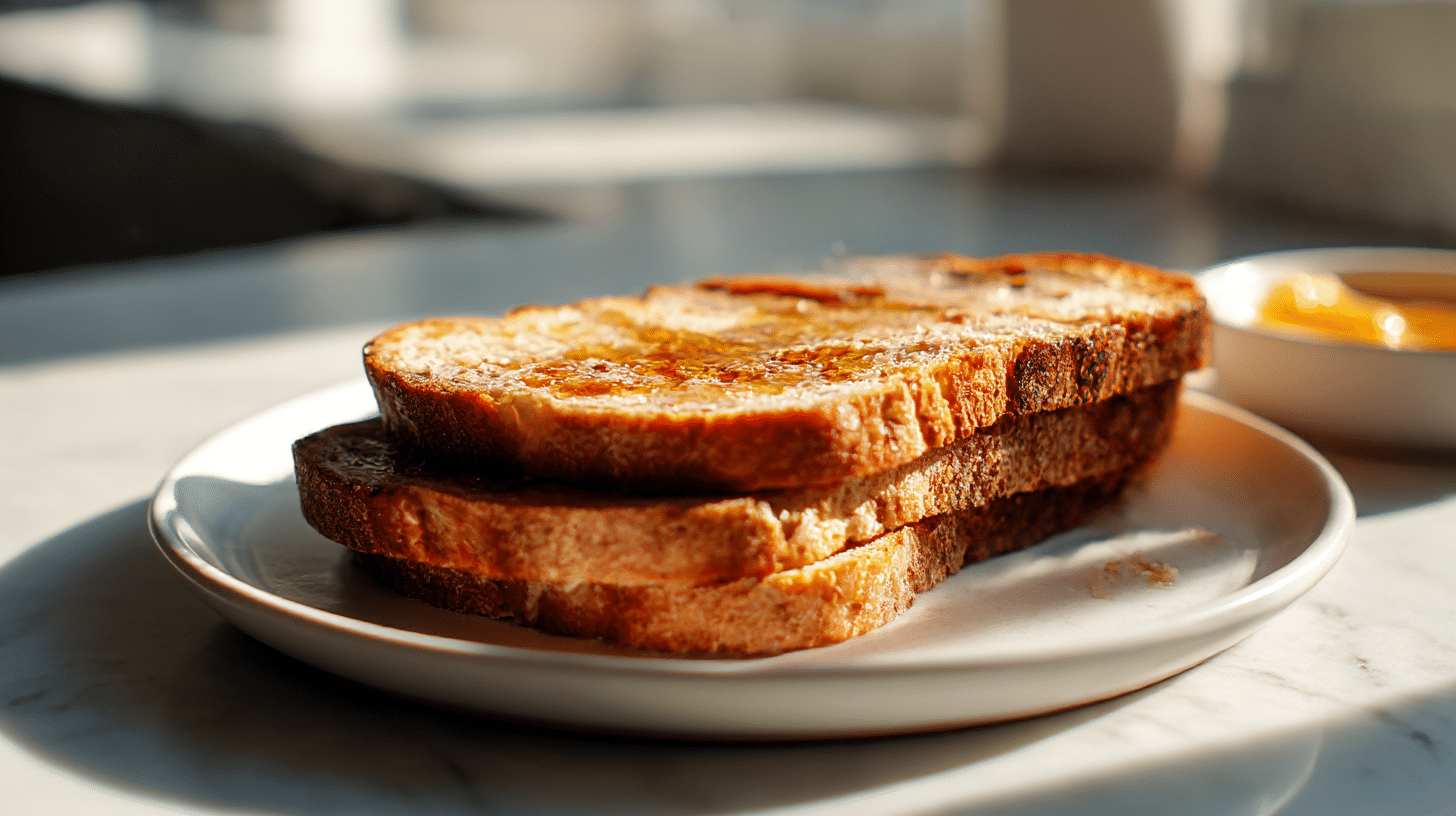 leberkaese im airfryer serviert