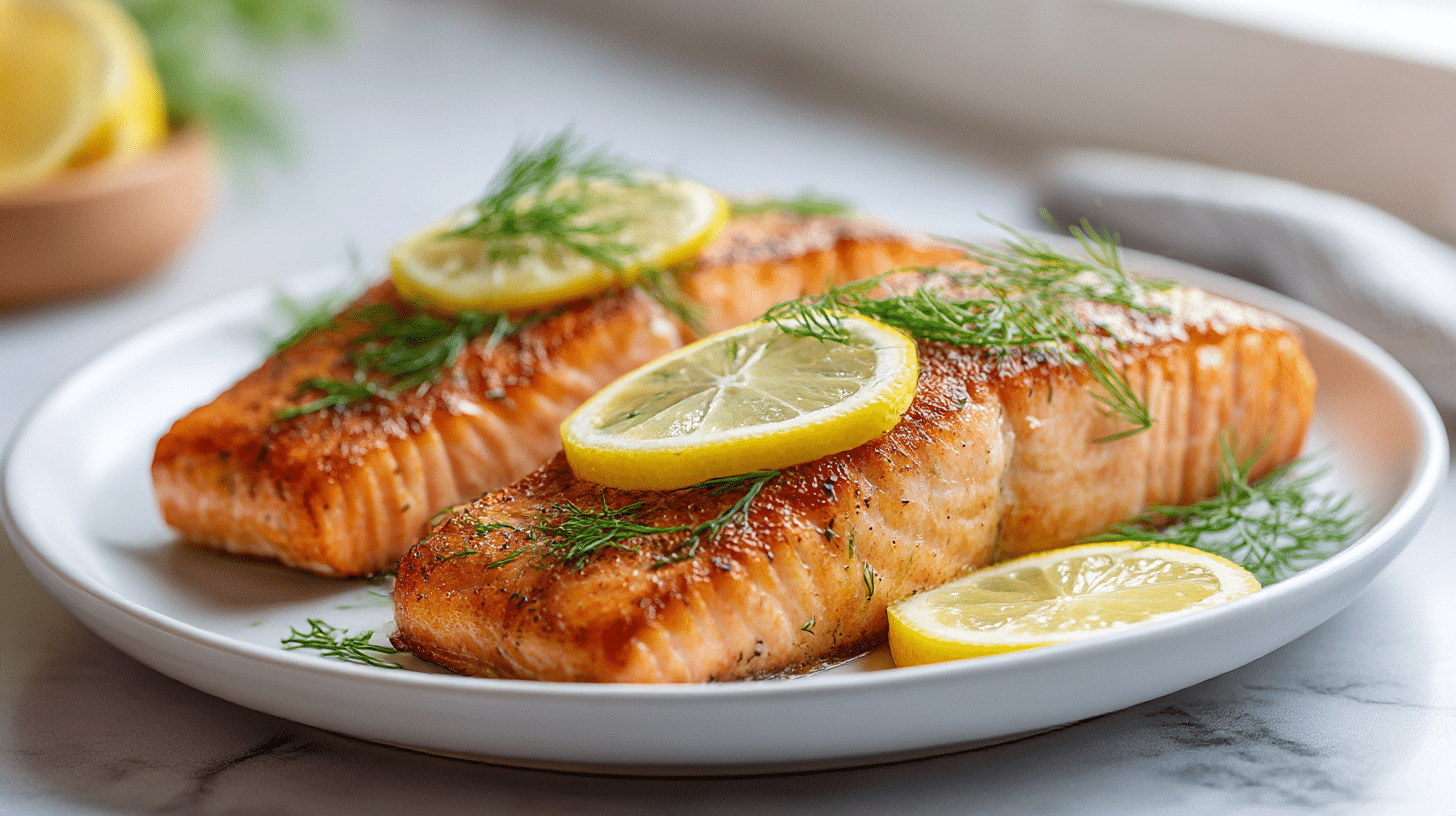 losos z airfryer mit gemuesebett