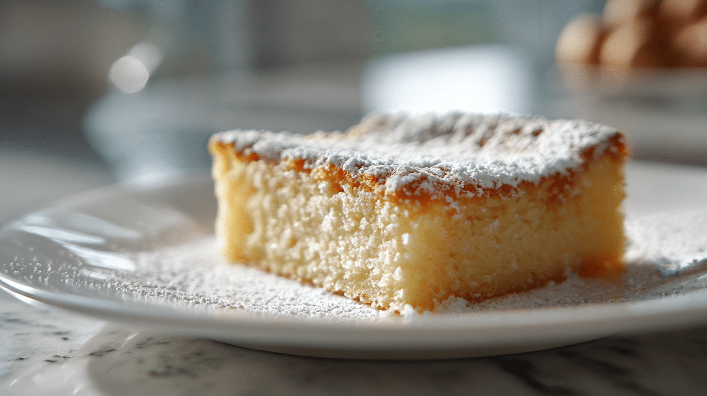 Quarkauflauf Airfryer serviert auf einem schönen Teller, ein Hochgenuss.