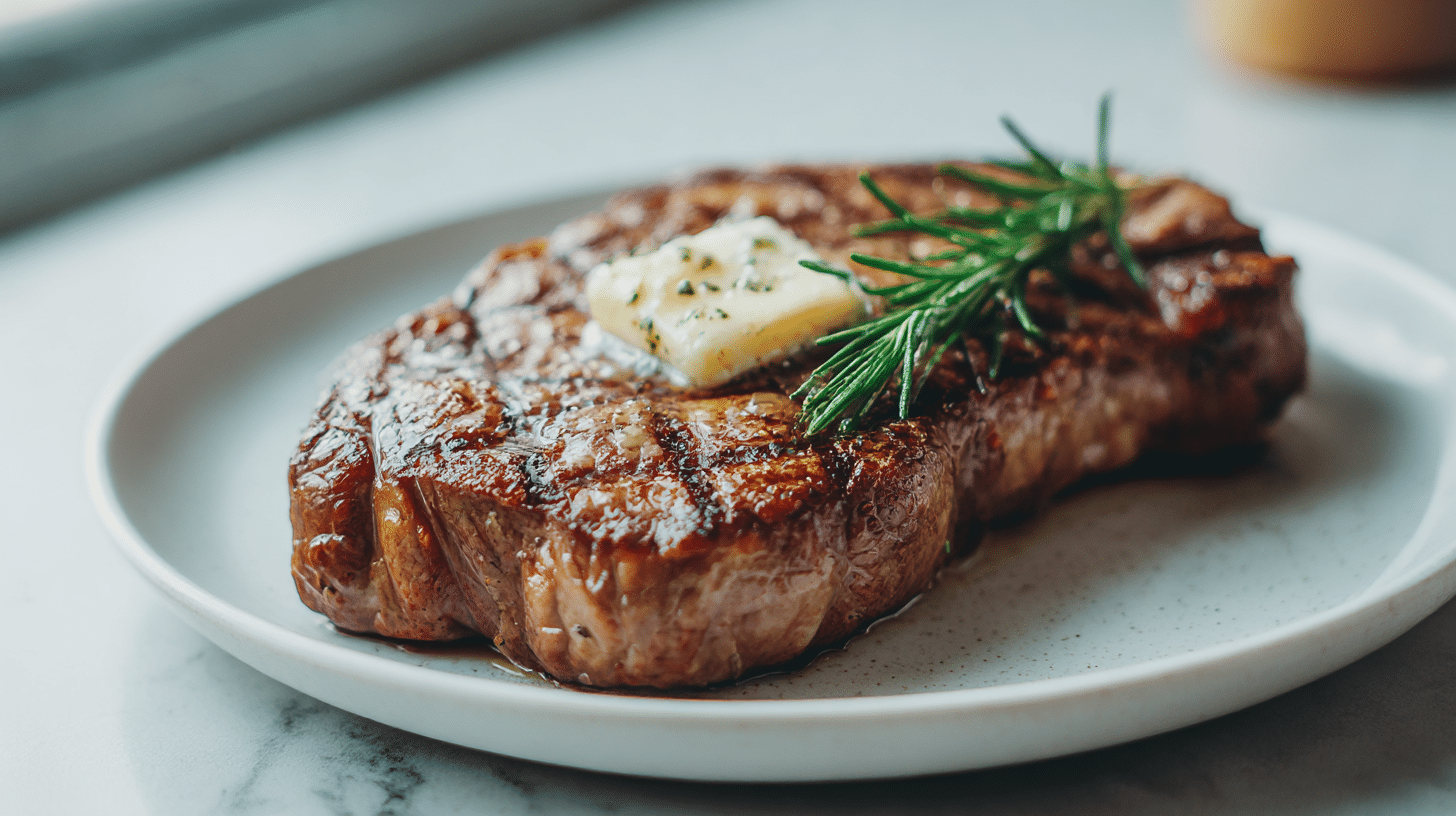 Ein wunderbares rindersteak im airfryer für jede Gelegenheit.