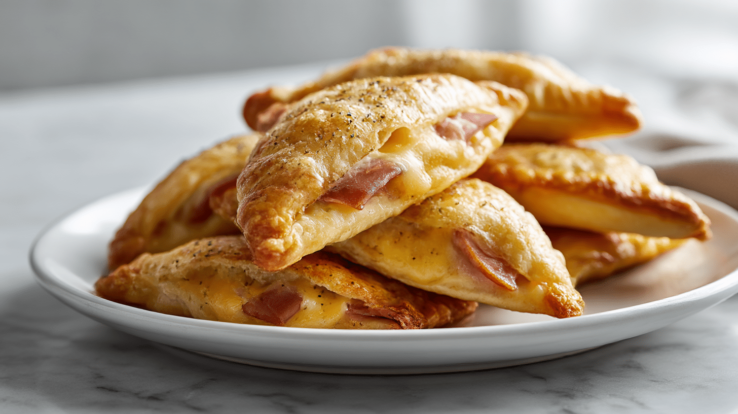 Airfryer Schinken-Käse-Taschen Rezept 5 schinken kaese taschen im airfryer bild 3