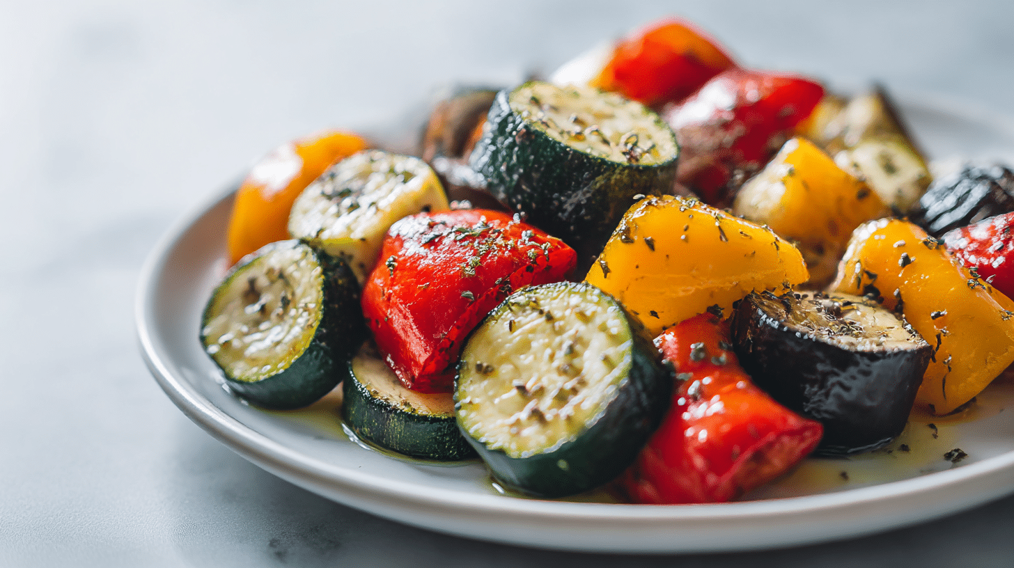 grillgemüse air fryer - eine farbenfrohe Gaumenfreude