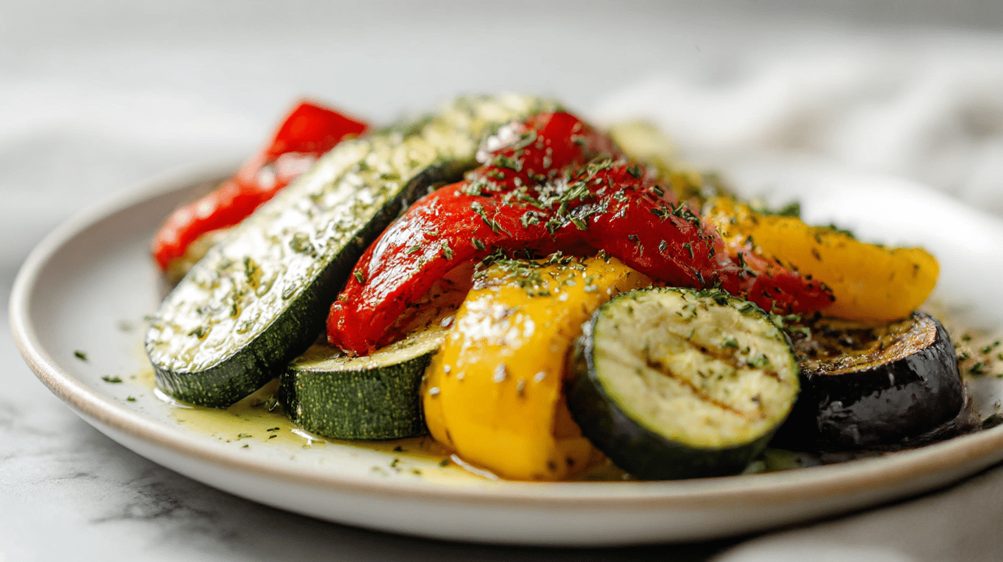 grillgemüse air fryer - eine köstliche Mischung aus gegrilltem Gemüse