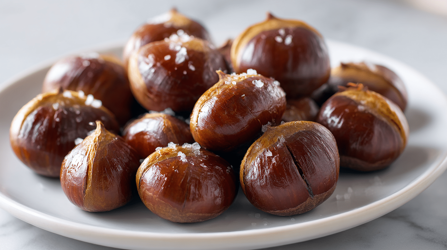 maronen im air fryer als festlicher Snack