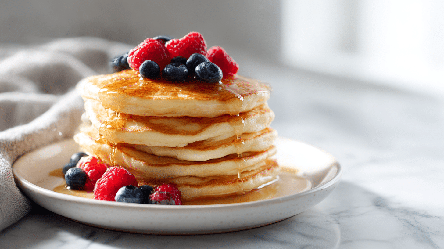 Diese delikaten pancakes im air fryer sind ein echter Genuss.