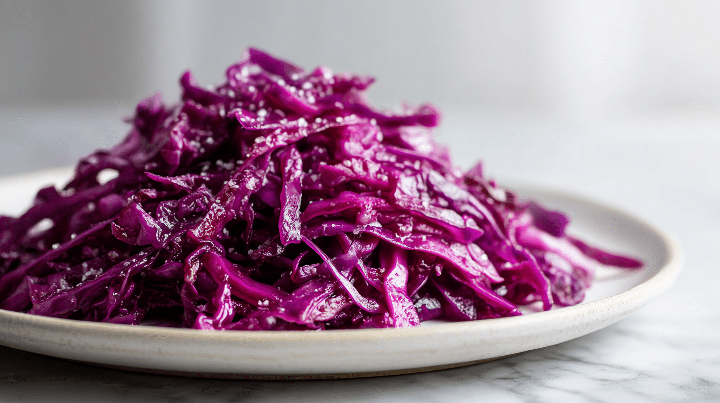 Schmackhafter rotkohl air fryer als Beilage