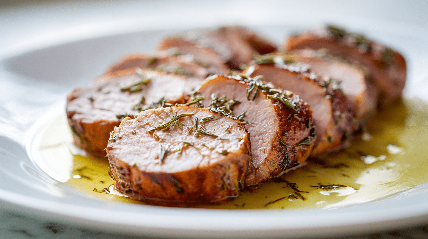 schweinefilet im air fryer knusprig zubereitet