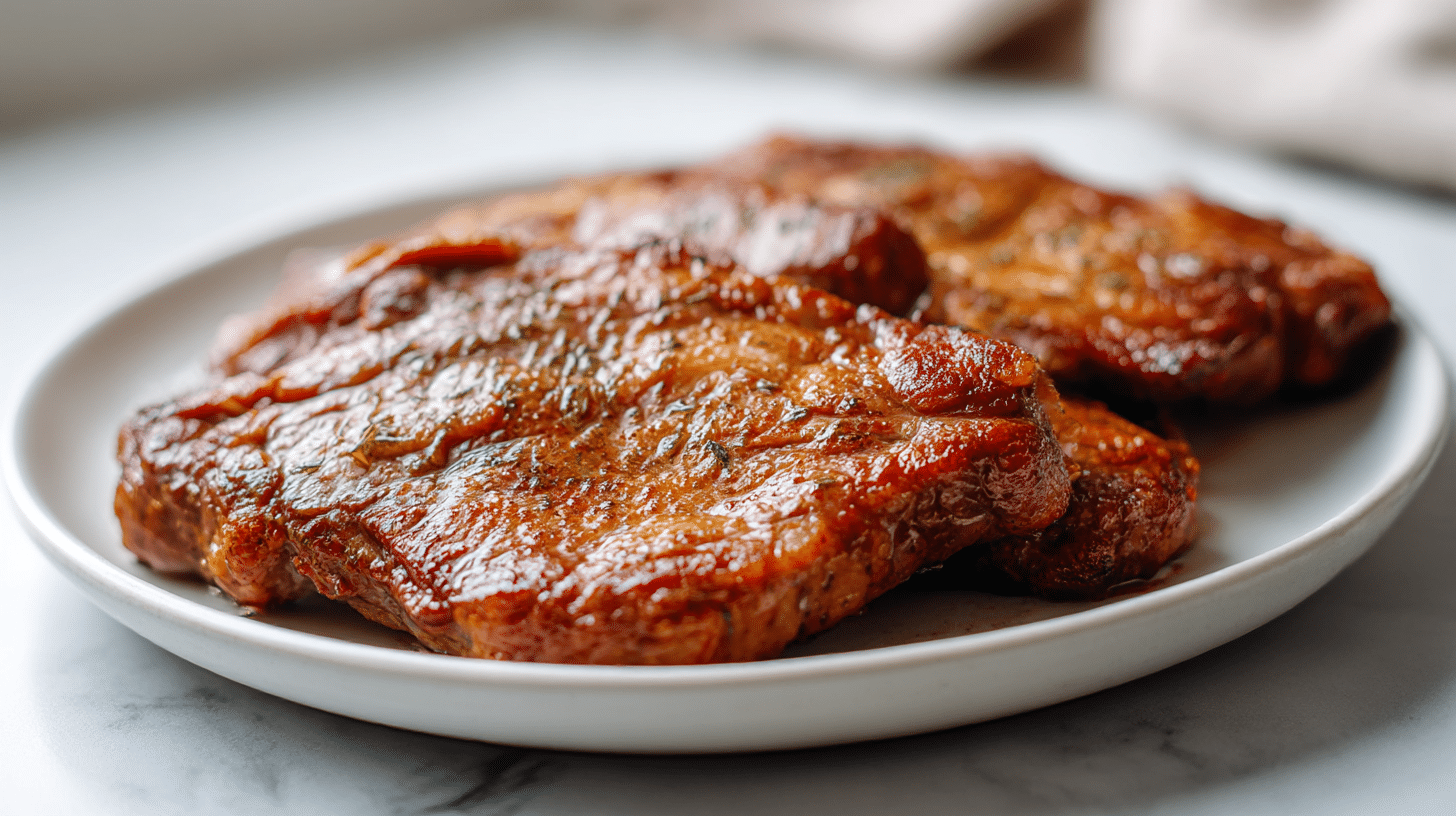 schweinenackensteak air fryer für eine gesunde Ernährung