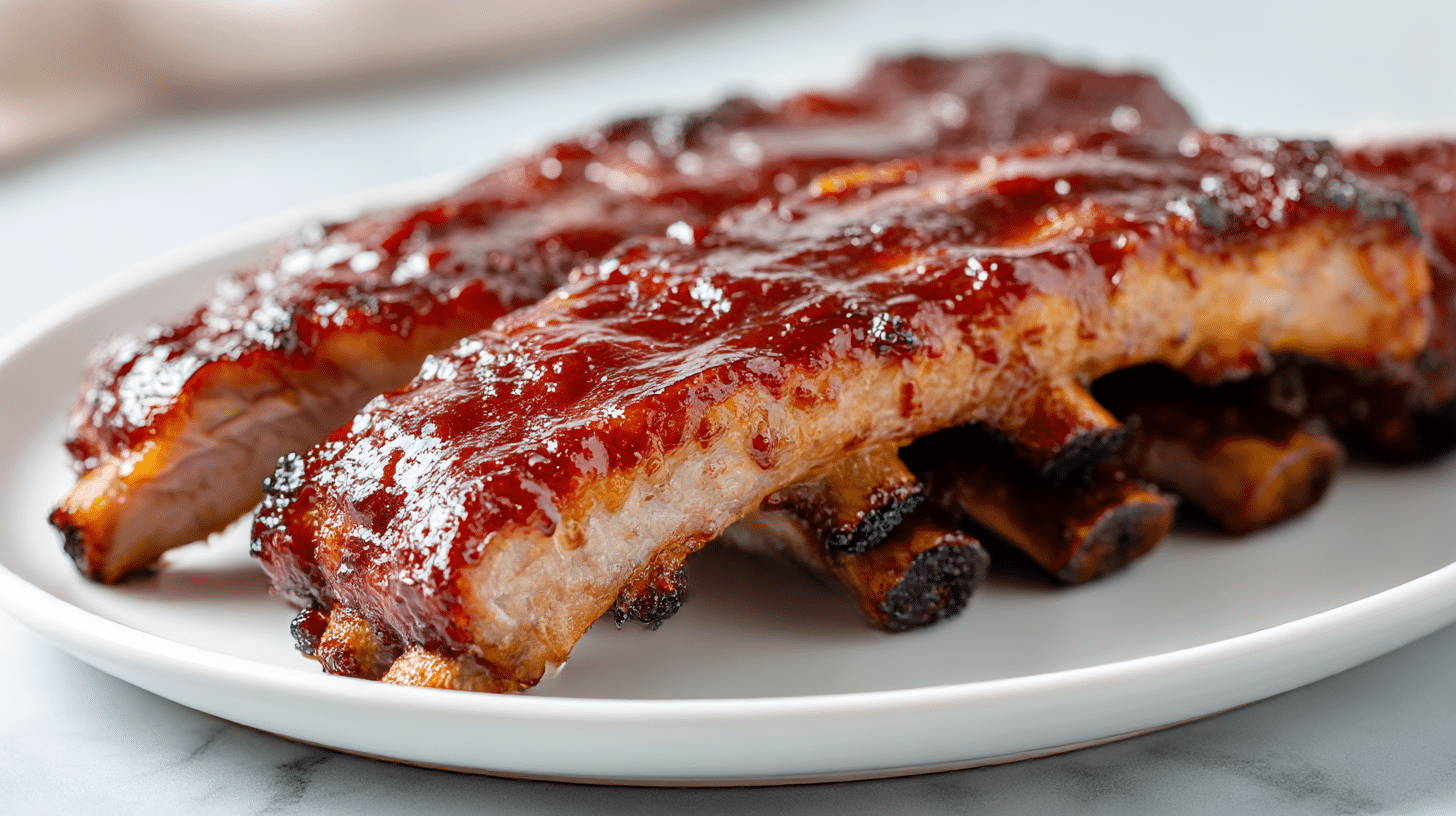 leckere spareribs air fryer mit würziger Marinade