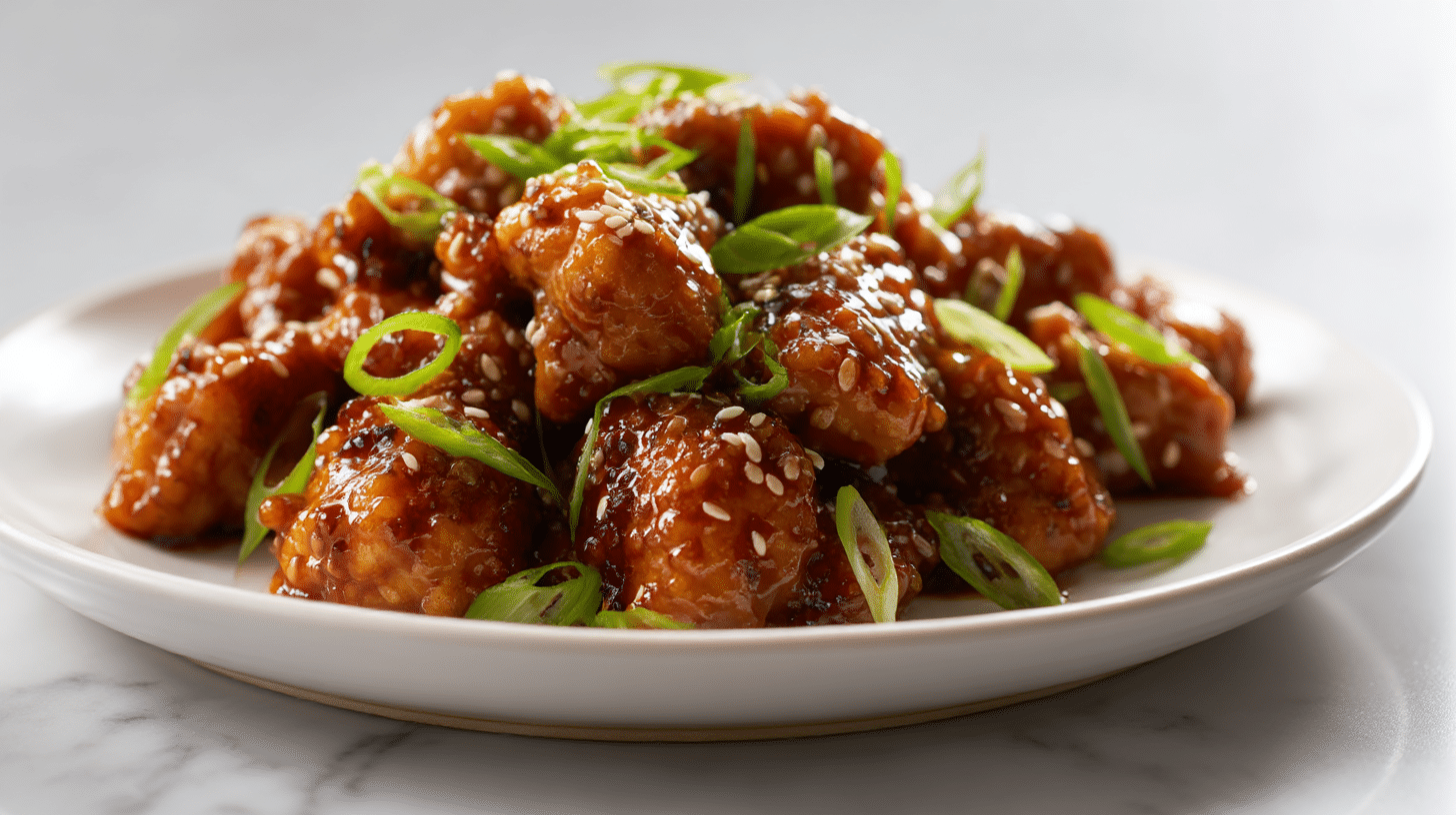 Airfryer teriyaki hähnchen Rezept 1 teriyaki hähnchen air fryer mit glänzender Soße