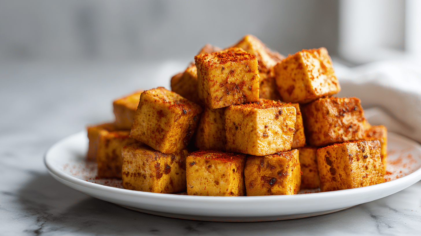 Köstliche vegane air fryer rezepte mit goldbraunen Kartoffelspalten