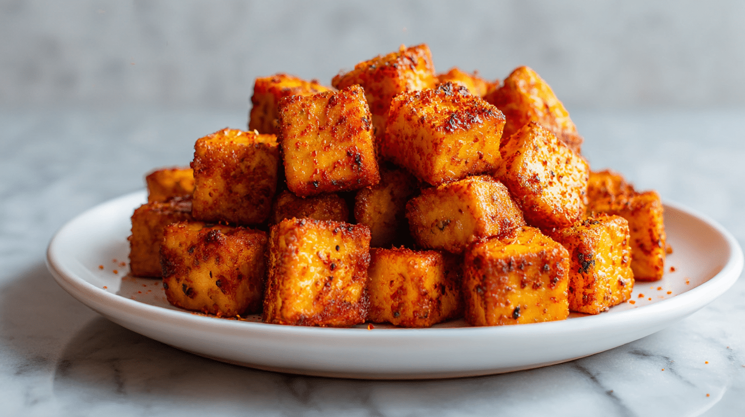 Leckere vegane air fryer rezepte mit knusprigen Zucchini-Sticks