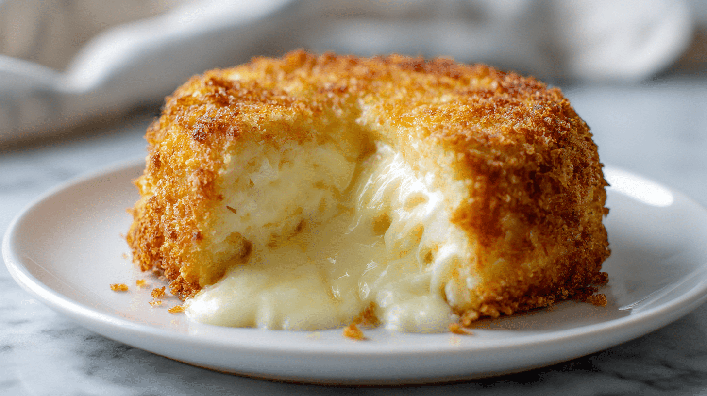 Knuspriger back camembert air fryer als Vorspeise oder Hauptgericht