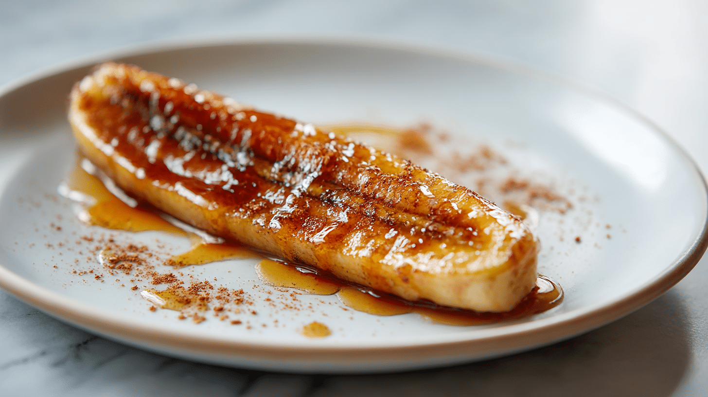 Gesunde und leckere banane air fryer Idee für zwischendurch