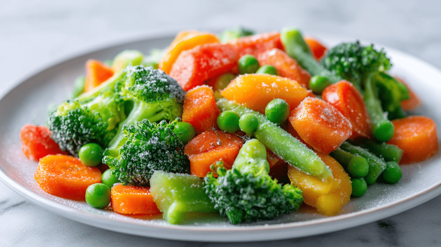 gefrorenes gemüse im air fryer