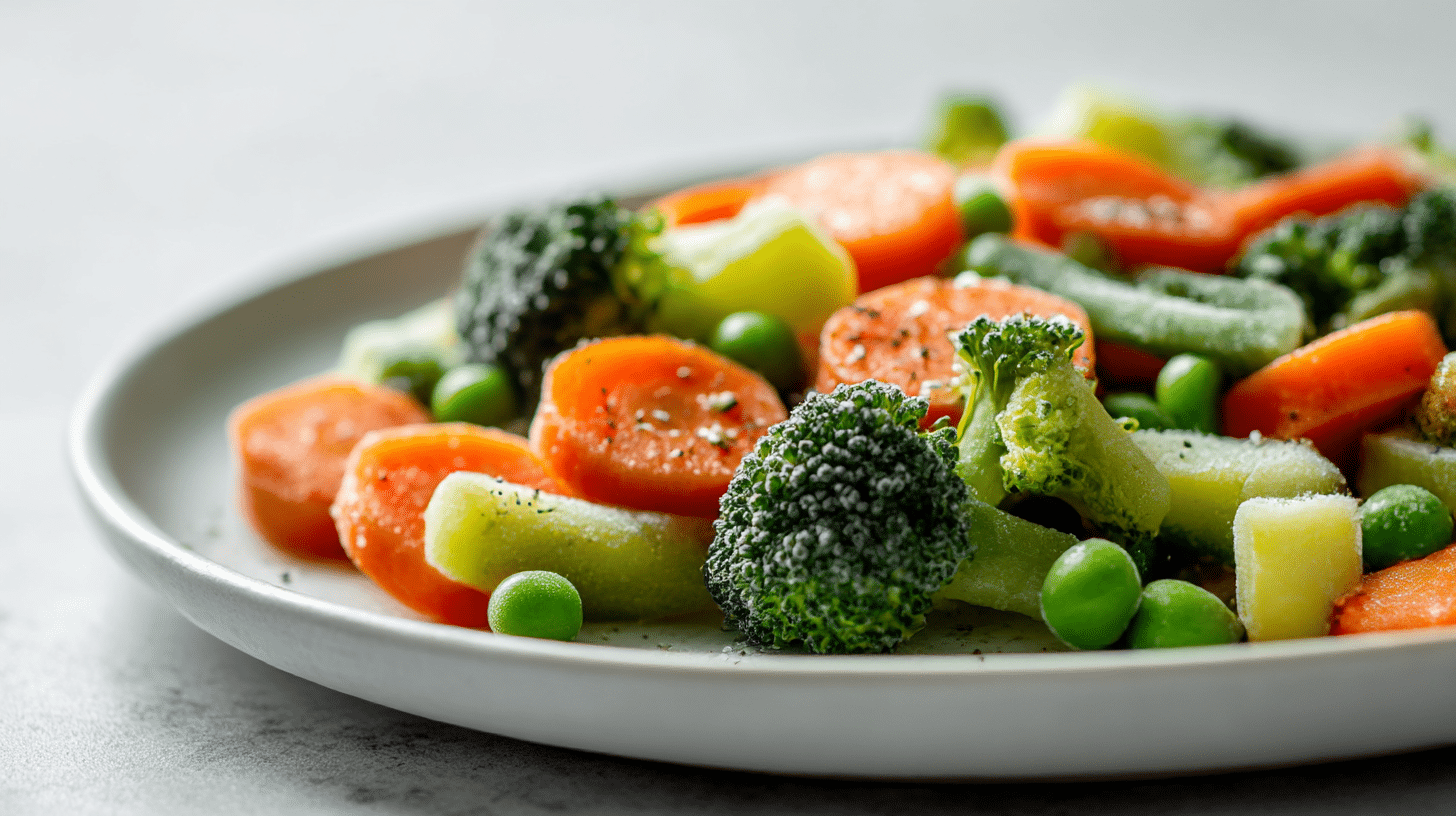 gefrorenes gemüse im air fryer perfekt zubereitet