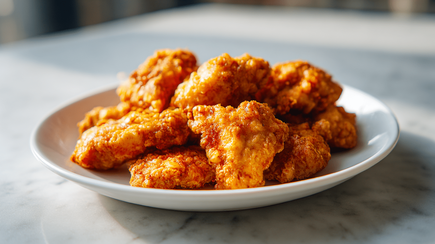 leckerer hähnchenstücke im air fryer