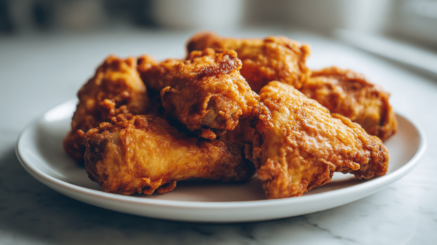 goldbraune hähnchenstücke im air fryer