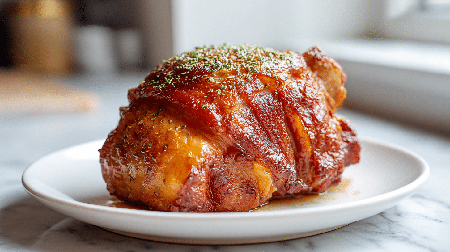 haxe im air fryer - einfach und schnell zubereitet.