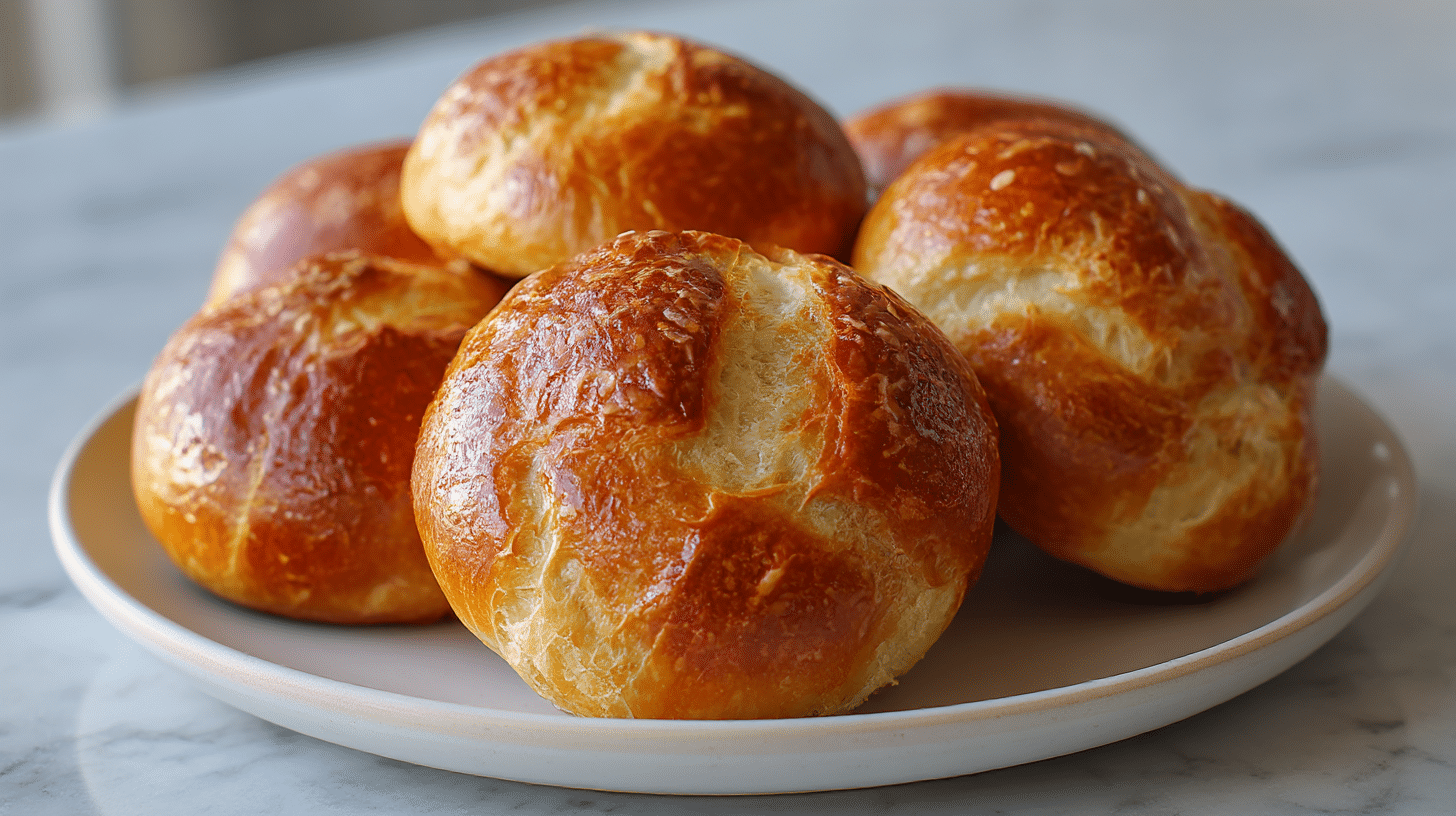 frisches laugengebäck air fryer direkt aus der Küche