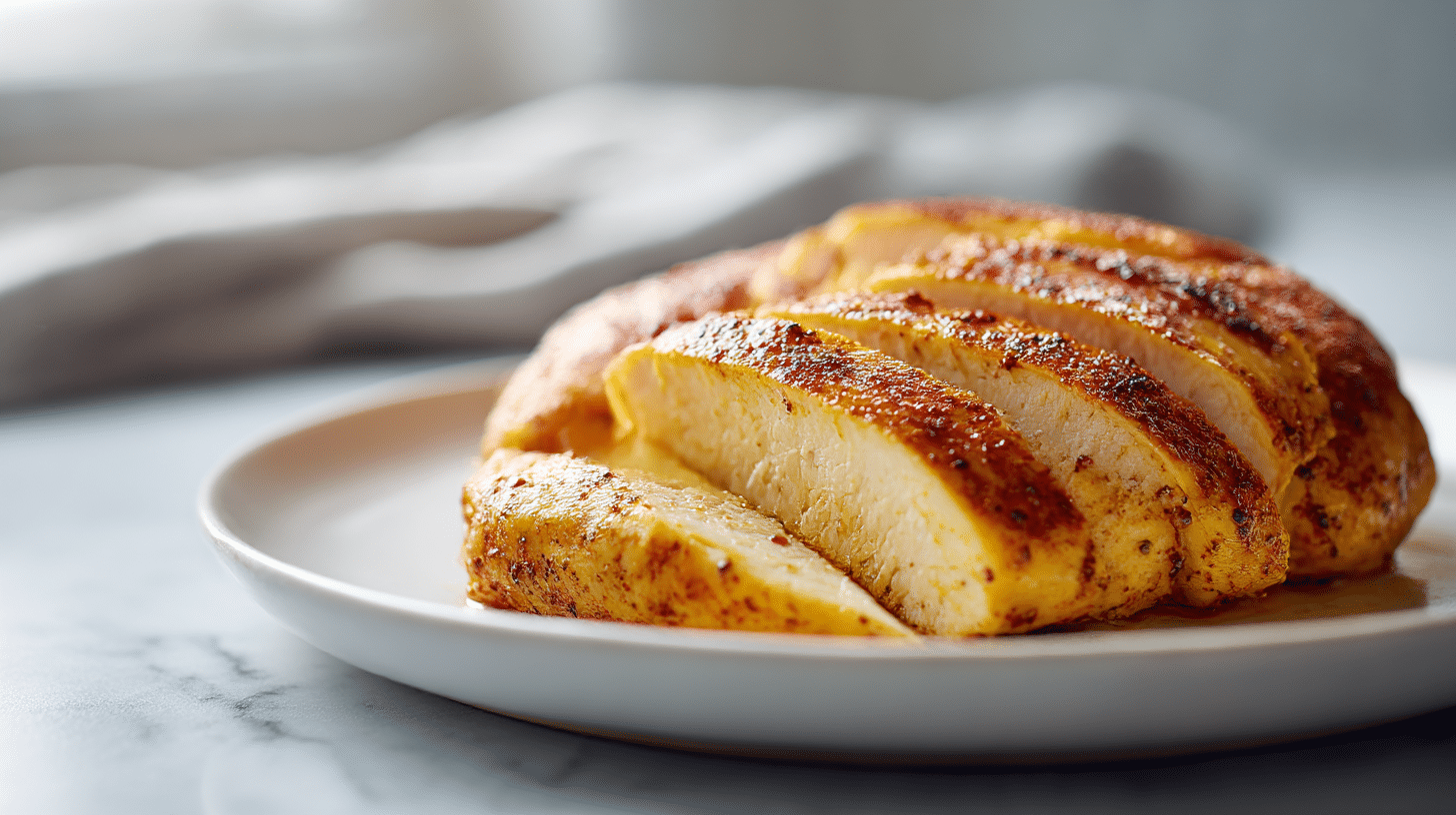 Leckere rezepte aus dem air fryer mit gebackenen Süßkartoffeln