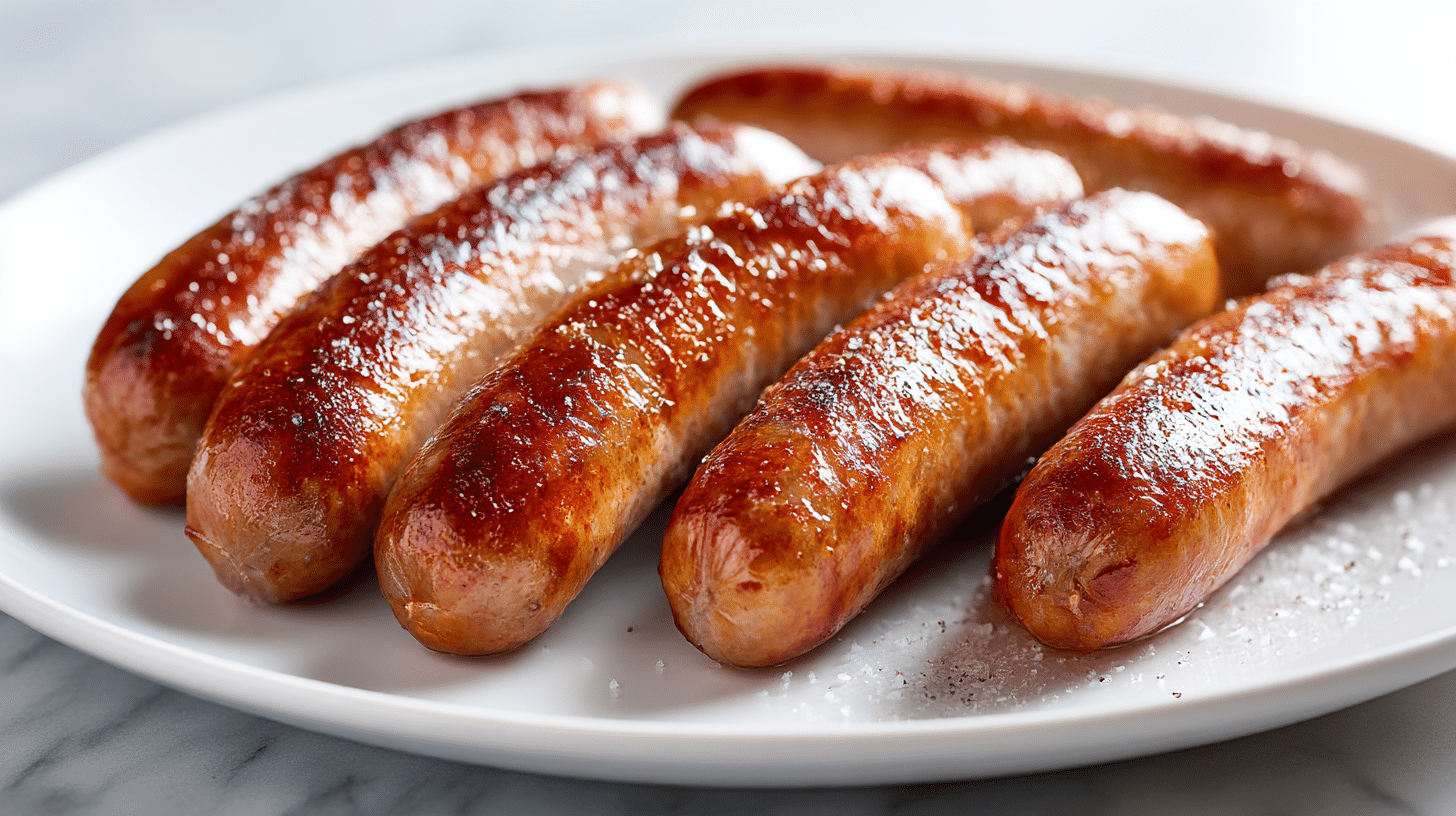 rostbratwürste im air fryer perfekt zubereitet