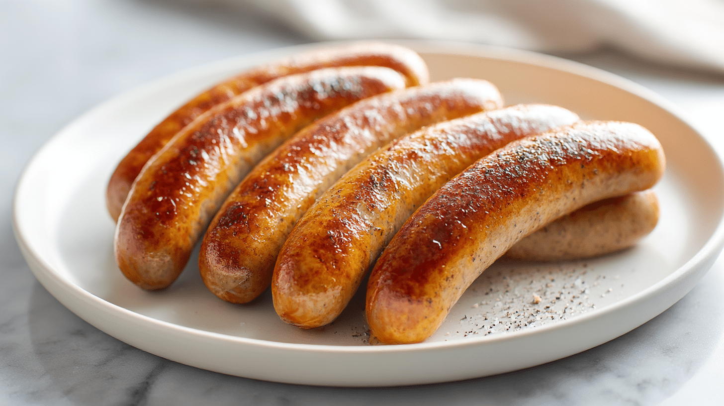 leckere rostbratwürste im air fryer gegart