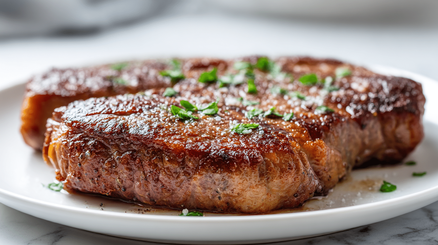 Rumpsteak im air fryer, ideal für besondere Anlässe.