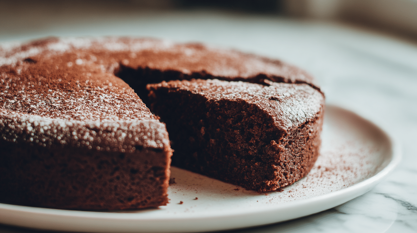 Saftiger schokokuchen air fryer valentinstag direkt aus der Heißluftfritteuse.