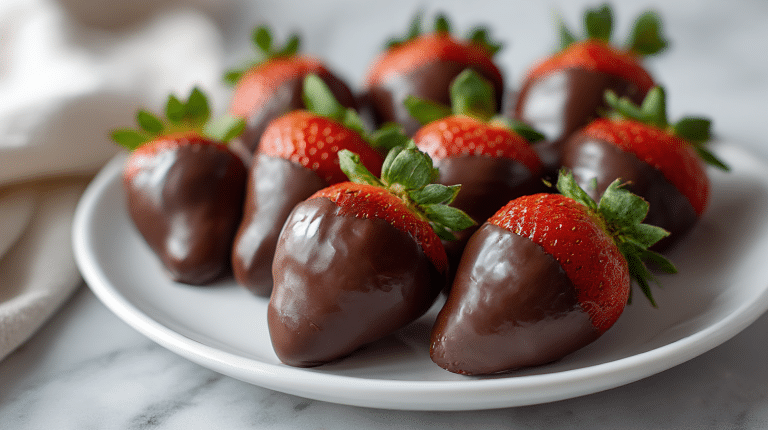 schokoladenerdbeeren air fryer valentinstag in einer Schüssel