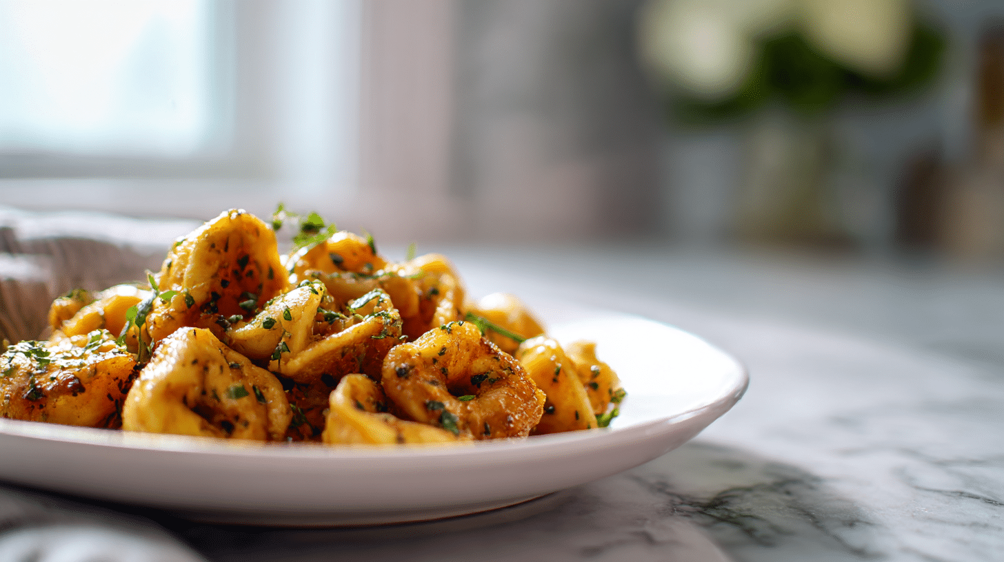 tortellini im air fryer sind köstliche Teigtaschen.