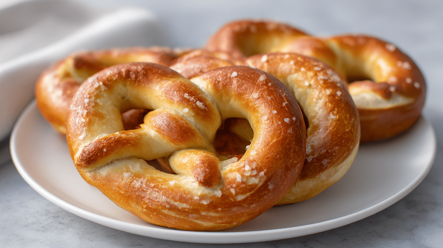 brezeln im air fryer einfach zubereitet