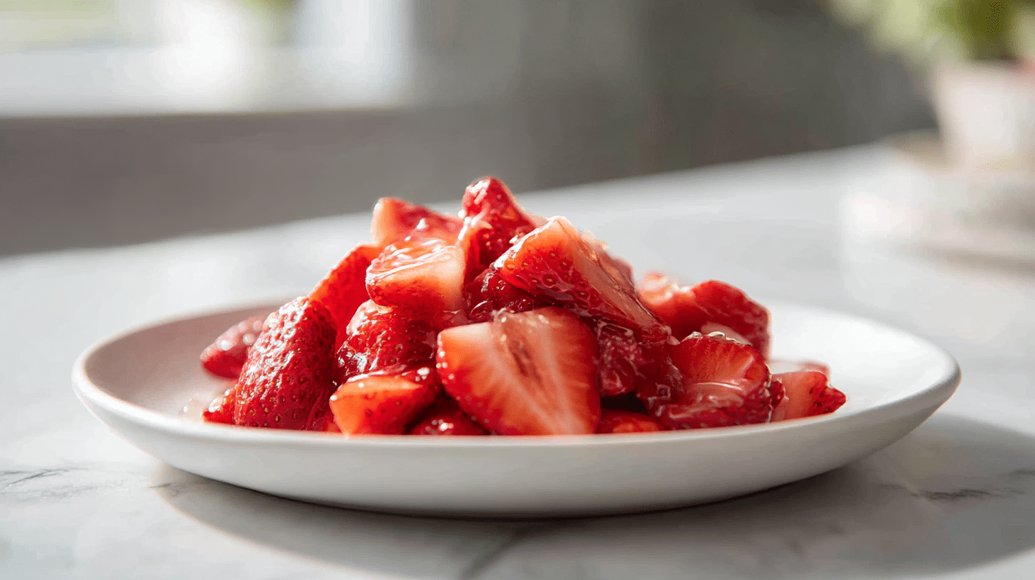 Erdbeer Dessert im Air Fryer, ein Geschmackserlebnis