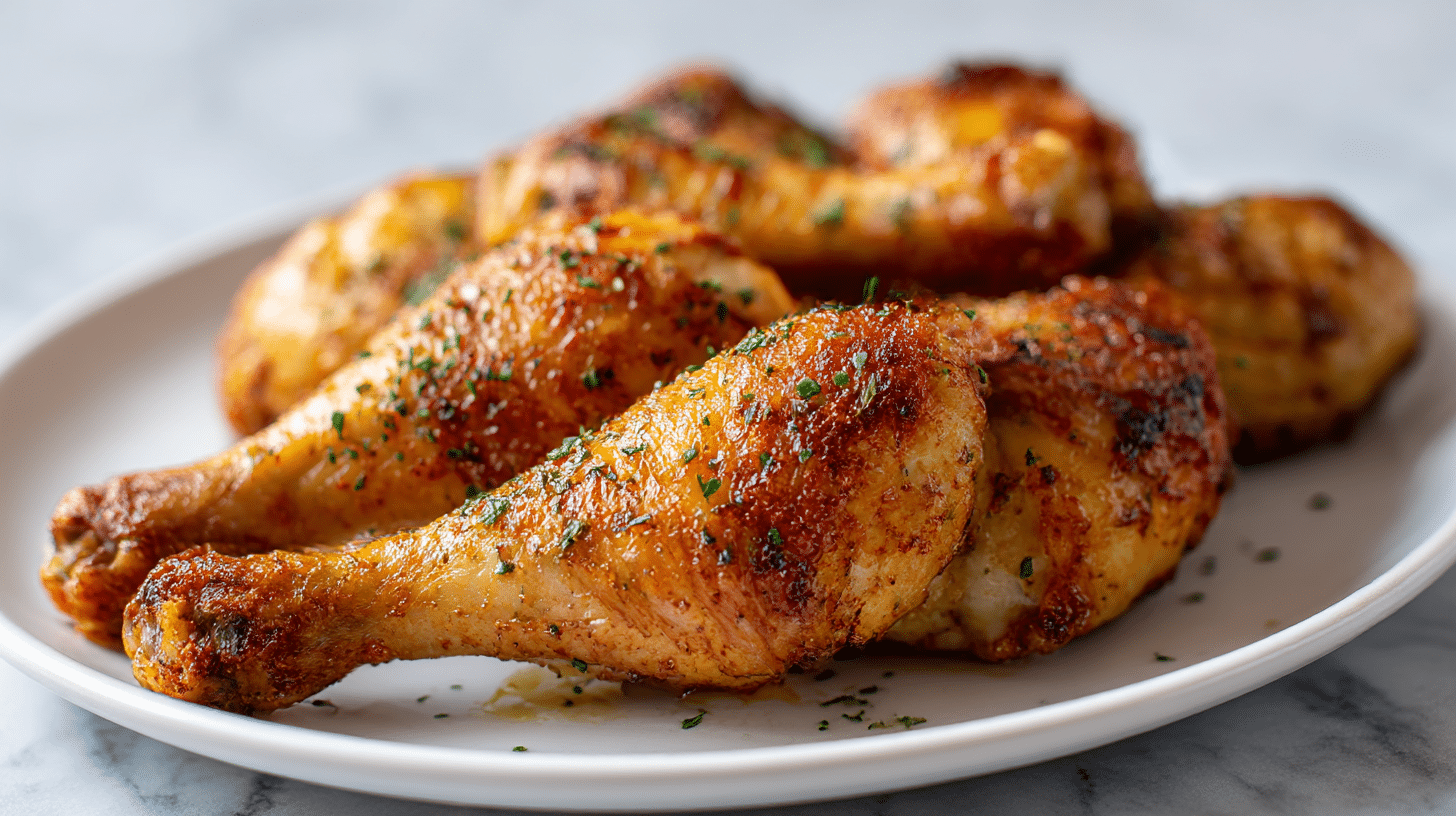 gesundes rezept air fryer mit knusprigem Hähnchen