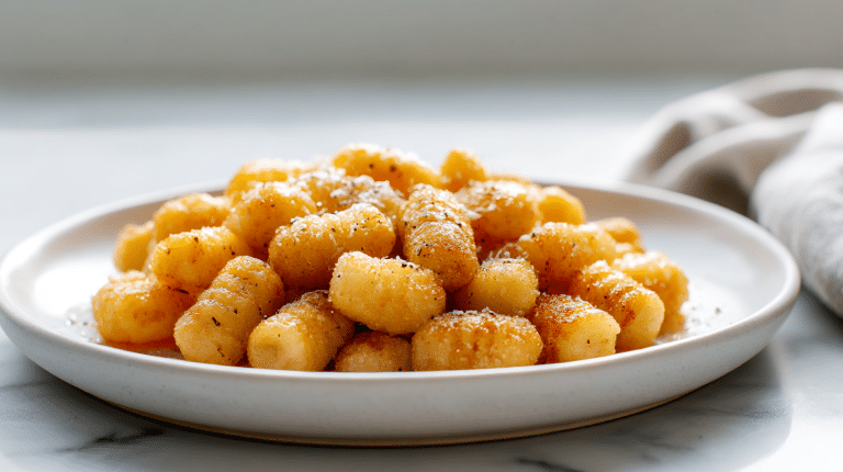 gnocci air fryer für ein schnelles Abendessen.