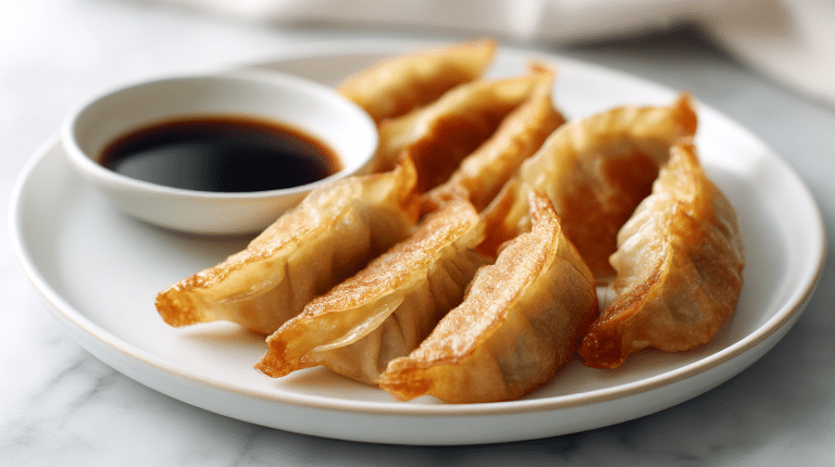 gyoza air fryer ist eine köstliche und knusprige Art, Gyoza zuzubereiten