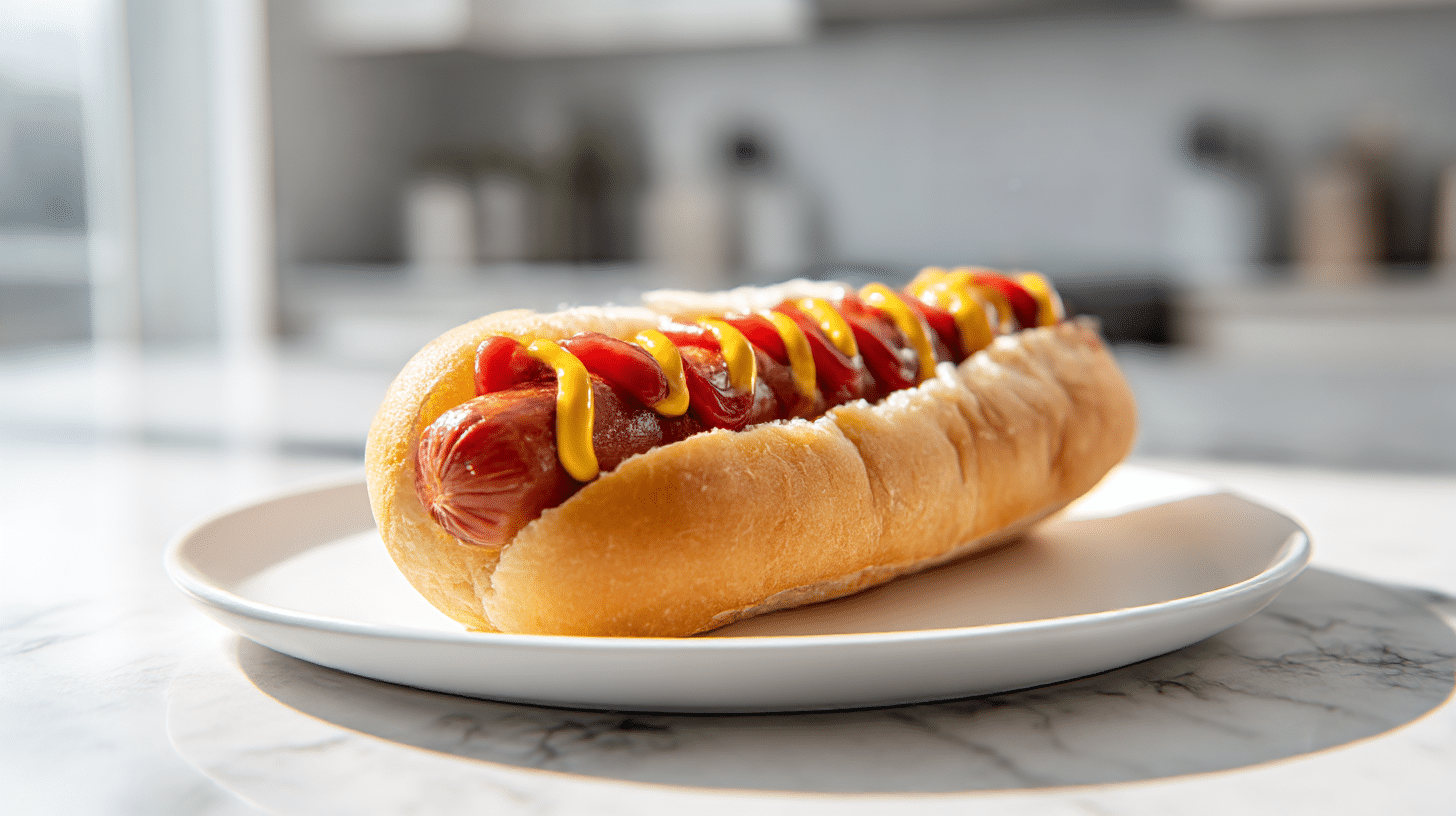 perfekter hotdog im air fryer knusprig gebacken