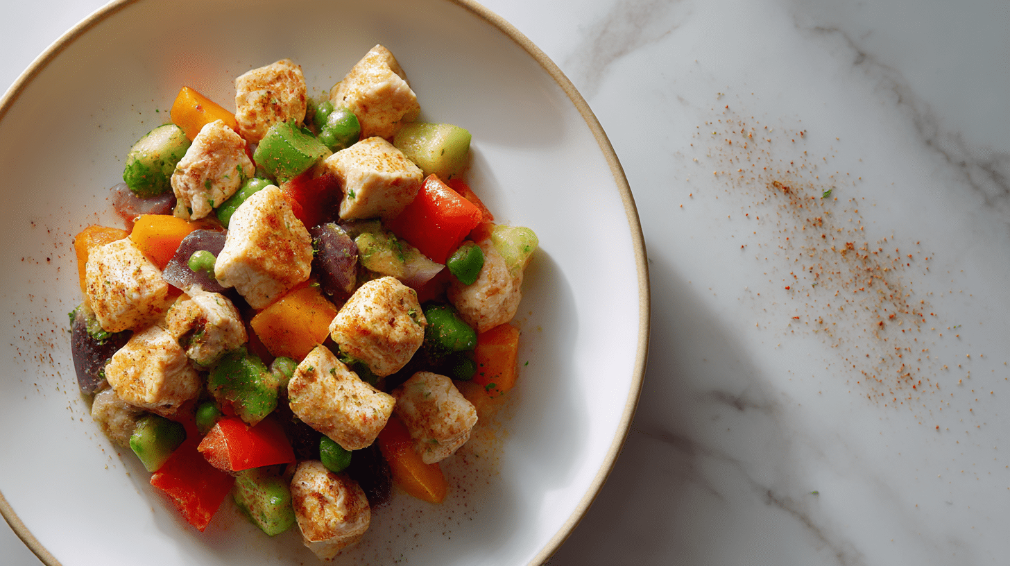 leckeres mittagessen air fryer für eine gesunde Ernährung