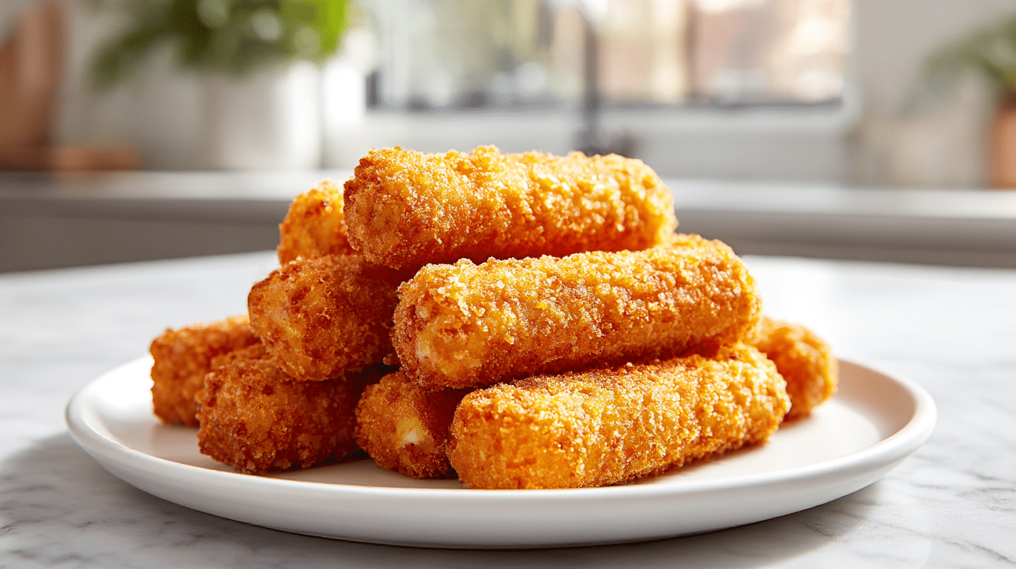 mozzarella sticks im air fryer knusprig, lecker und sättigend