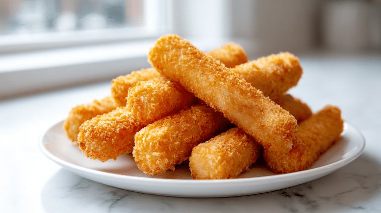mozzarella sticks im air fryer knusprig für einen perfekten Snack