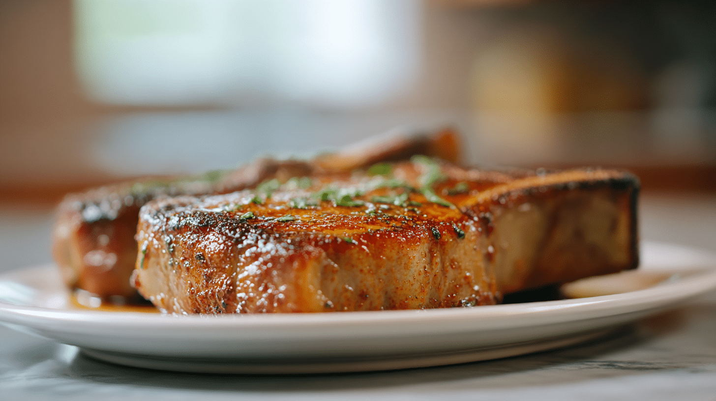 Knusprige Nackenkoteletts aus dem Air Fryer