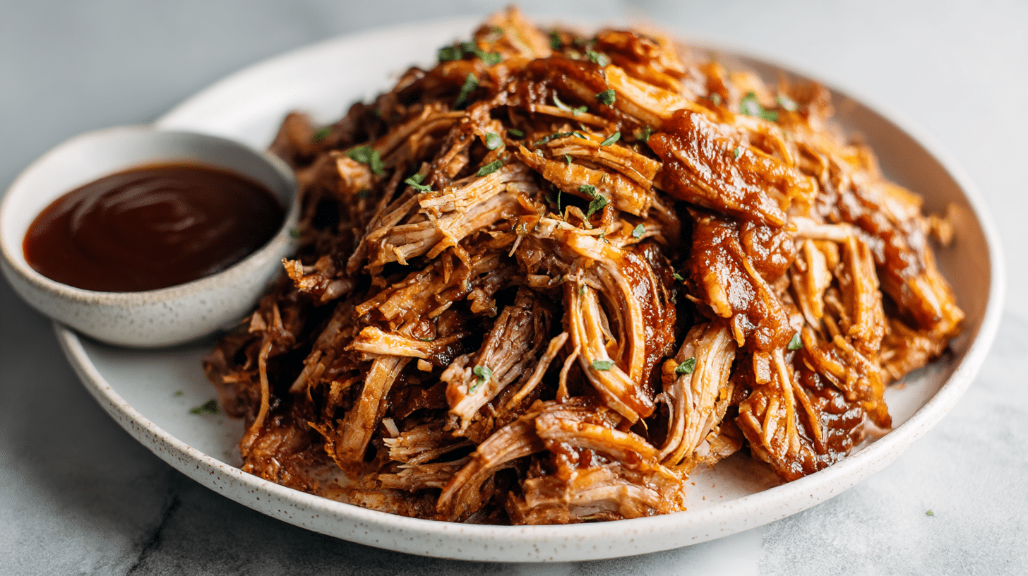 pulled pork air fryer würzige Speise