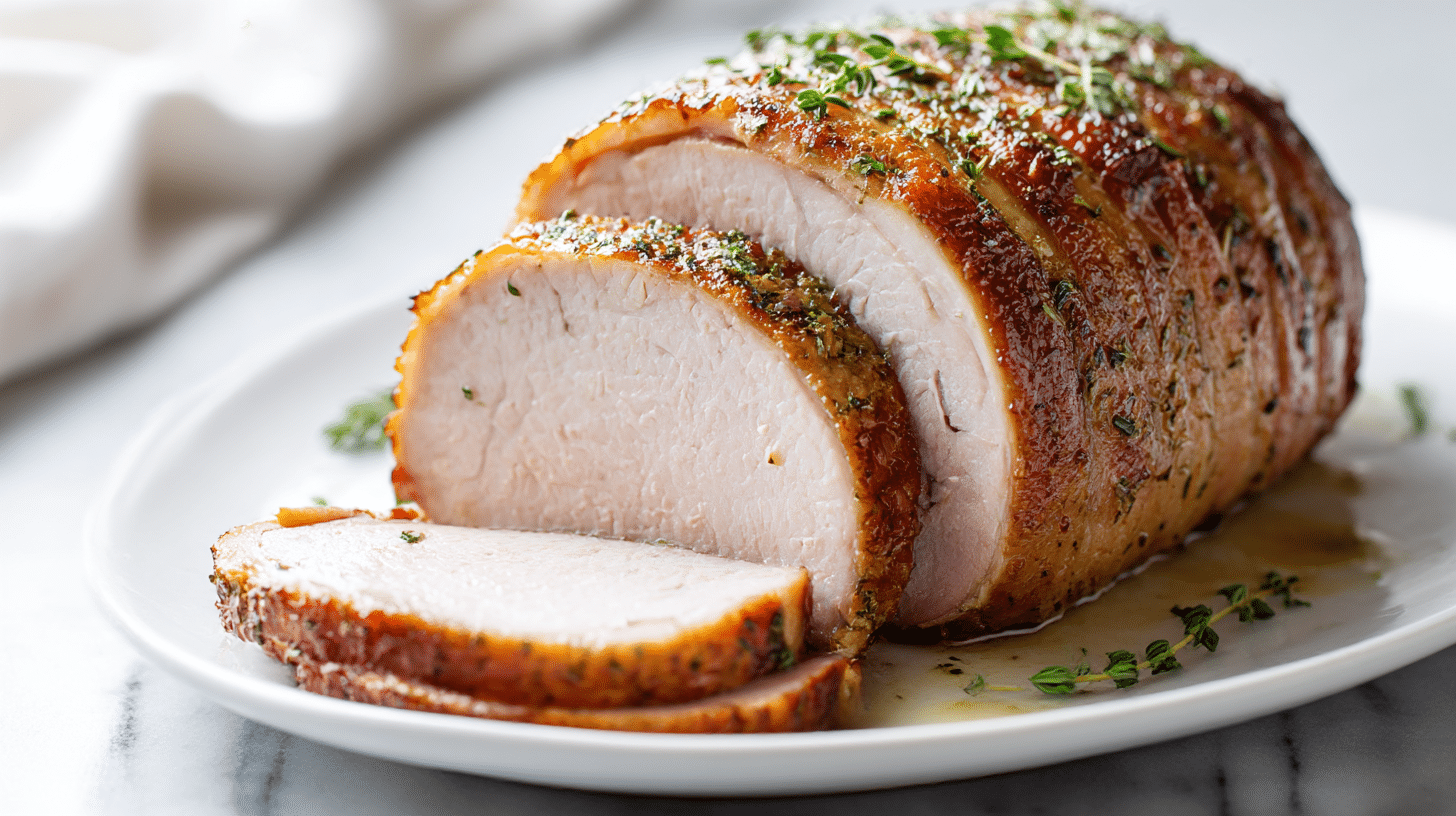 Außen knuspriger Rollbraten im Air Fryer
