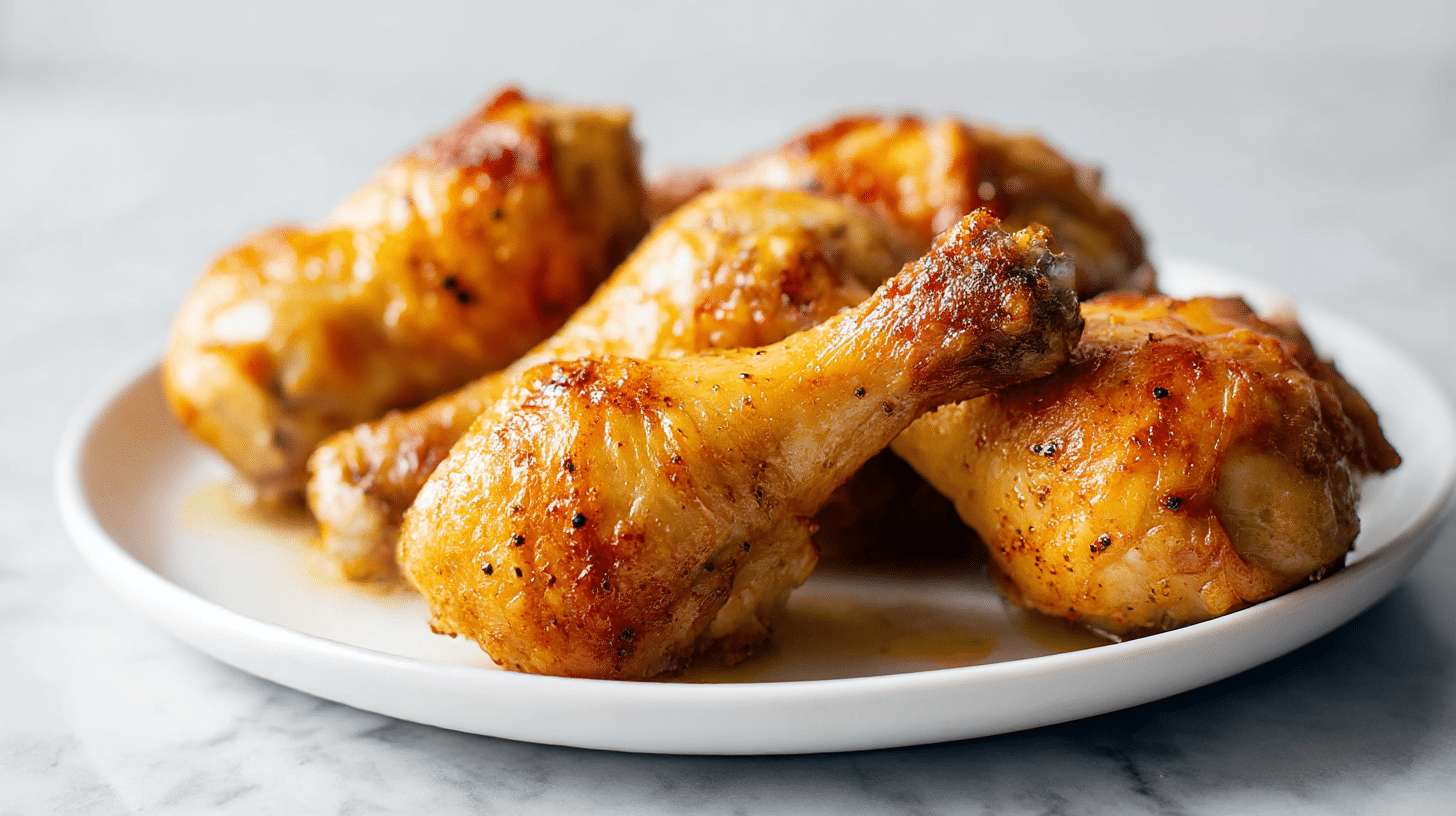 Einfaches schnelles essen air fryer mit Garnelen und Gemüse