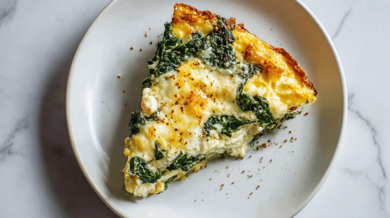 Leckeres spinat im air fryer Gericht frisch zubereitet